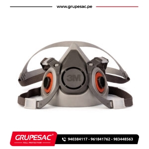 Respirador de Media Cara 6200 Medium 3M
