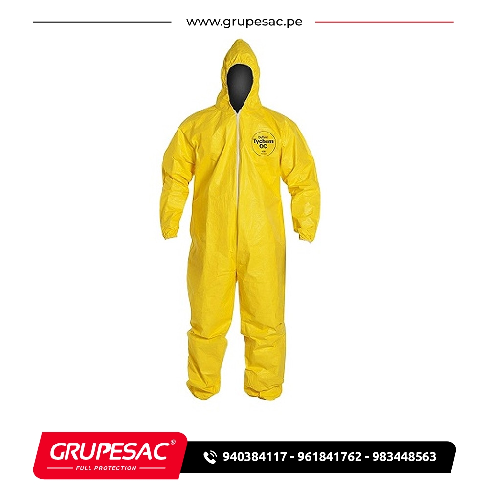 Ficha Técnica Overol Marca Tyvek Buzo Tychem Qc Buzo Tyvek