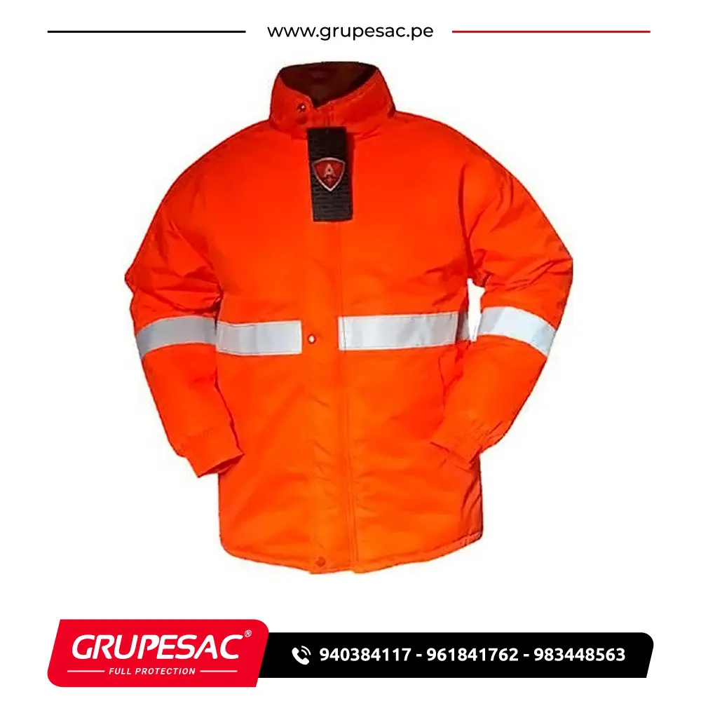 Casaca Térmica para Bajas Temperatura Naranja » GRUPESAC