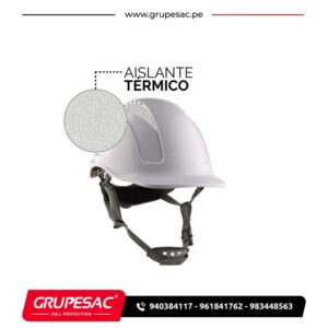 Casco Steelpro Montaña Ventilado Blanco