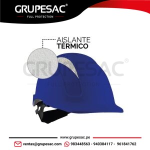 Casco MTA ABS Azul Aislante Térmico Steelpro