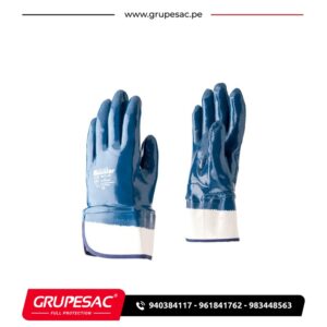 Guante Nitrilo Puño Seguridad Resistor 9912Jb Steelpro