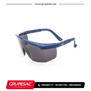 Lente De Seguridad Nitro Gris Marco Cobalto AF Steelpro