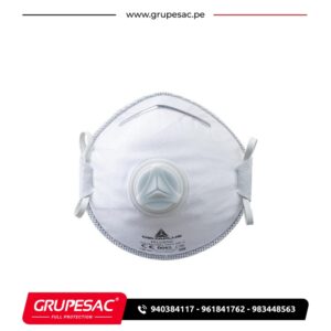 Mascarillas de Uso Único con Válvula M1100V Delta Plus