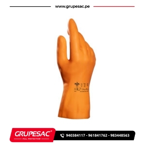 Guante Alto 299 Mapa color naranja