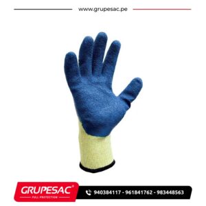Guante Multipropósito Recubierto con Latex Sicurex Amarillo con verde
