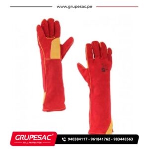 Guante de Carnaza Red Dragon 18″ Palma Kevlar Spro