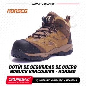 Botín de Seguridad Cuero Nobuck Vancouver