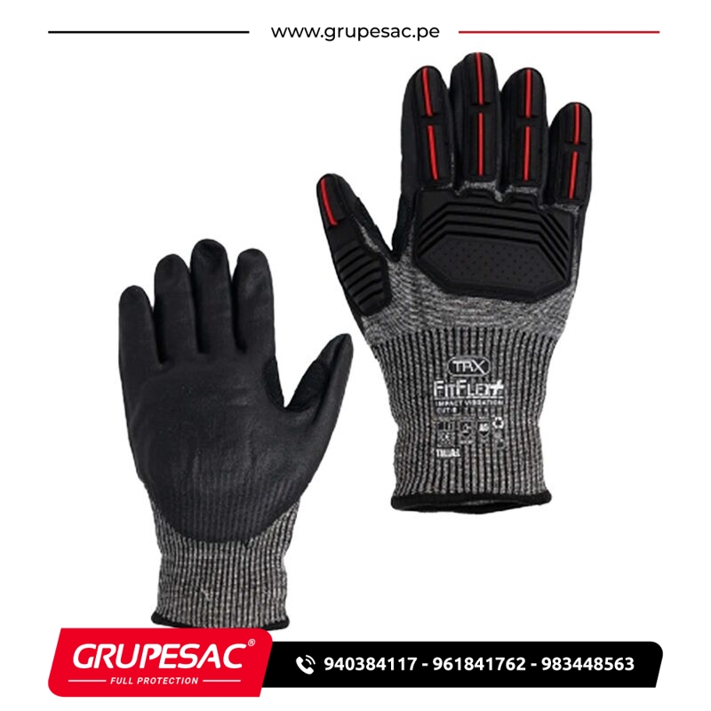 Guante trx fitflex+en4x43ep ansi cut A5 impact vibration