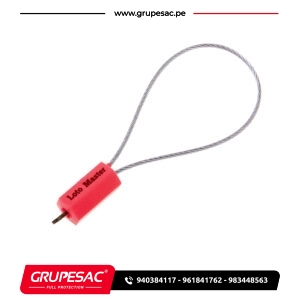 Precinto con Bloqueo de Seguridad con Cable de acero Inoxidable