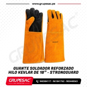 Guante Soldador Reforzado Hilo Kevlar de 18
