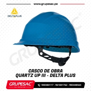 Casco de Obra QUARTZ UP III Azul – DeltaPlus