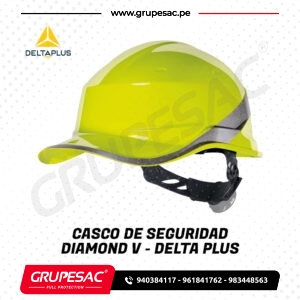 Casco de Seguridad DIAMOND V Amarillo – DeltaPlus