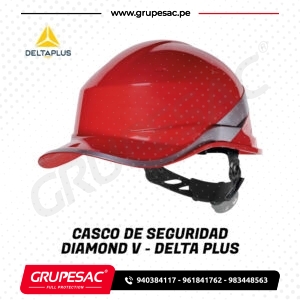 Casco de Seguridad DIAMOND V Rojo – DeltaPlus